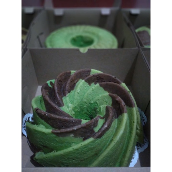 

Bolu Panggang Pandan Moka