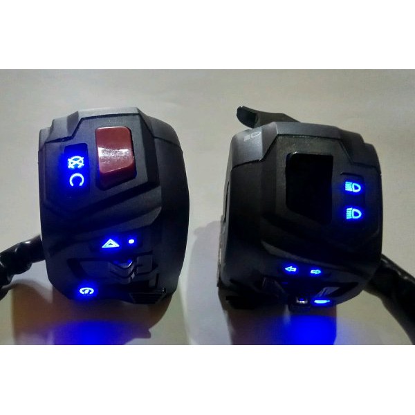 saklar nmax saklar pulsar universal led biru saklar NS200 PCX NOUVO TIGER PCX XMAX RX KING NINJA