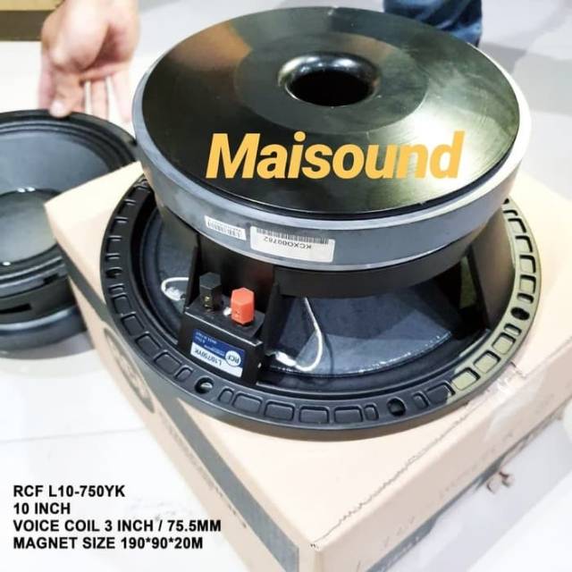 SPEAKER 10 INCH RCF YK750 MODEL BARU L10 750YK L10750YK L10 750 YK