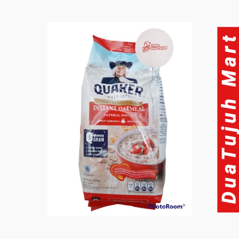 Quaker Instant Oatmeal  Merah 200G