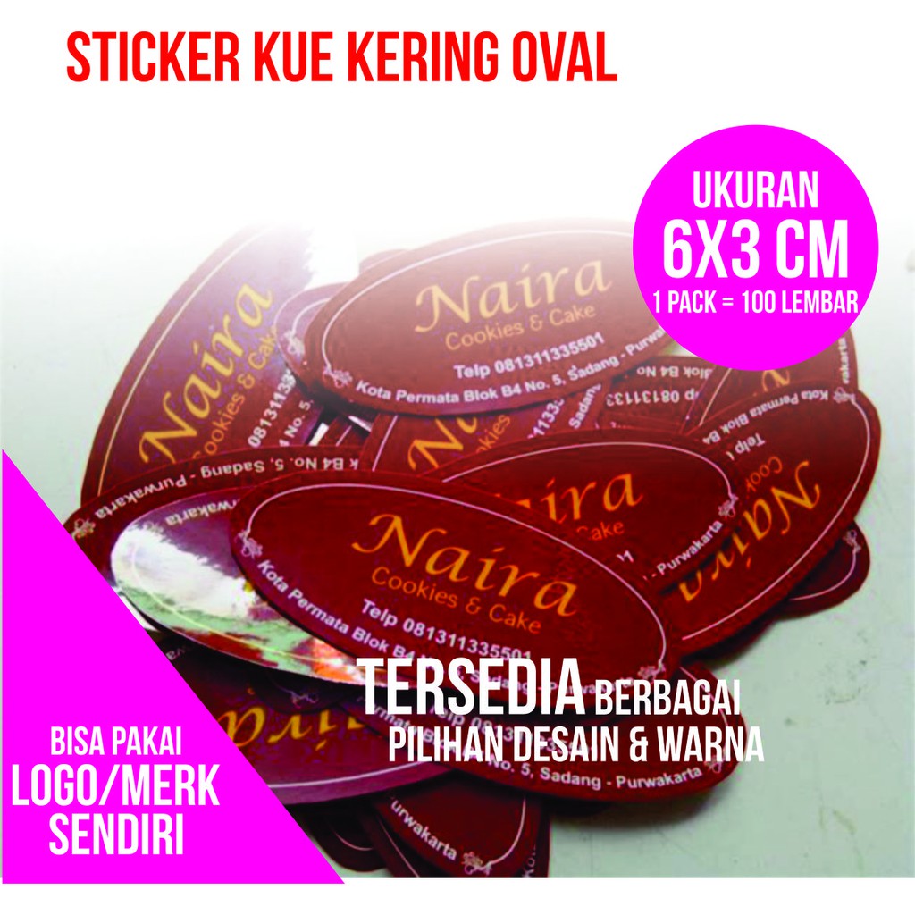 

sticker kue kering