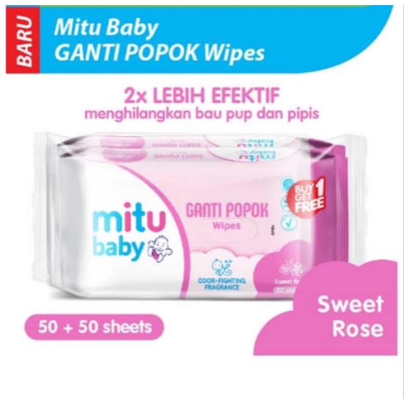 Mitu Tisu basah-Sweet Rose Buy 1 get 1 Free