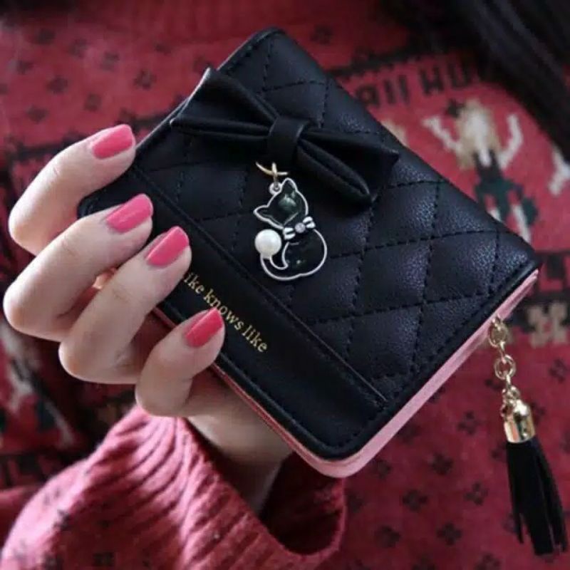 DOMPET WANITA MURAH/DOMPET PITA LIPAT CANTIK