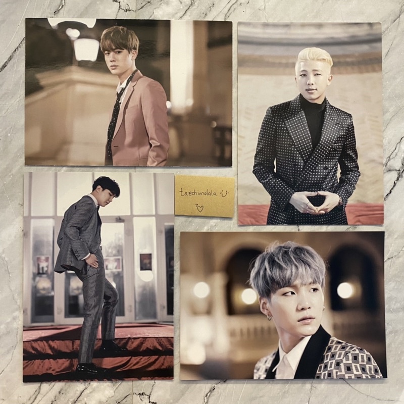 bts jin suga rm jhope epilogue on stage photoset postcard official - bangtan epi poca pc seokjin yoo