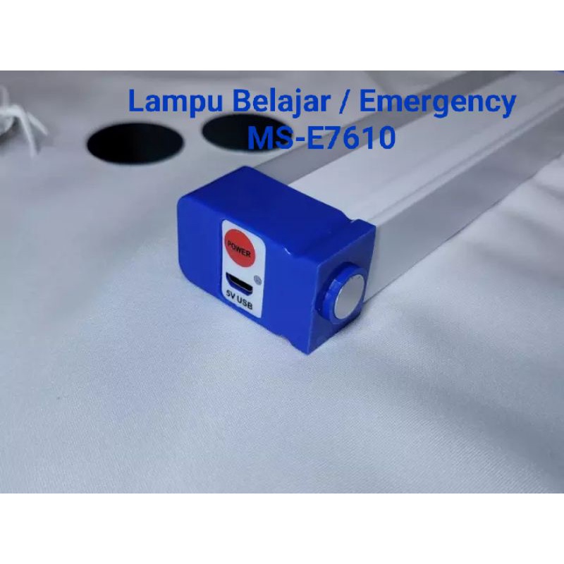 Lampu T5 Emergency 10w MS-E7610 Lampu belajar MITSUYAMA