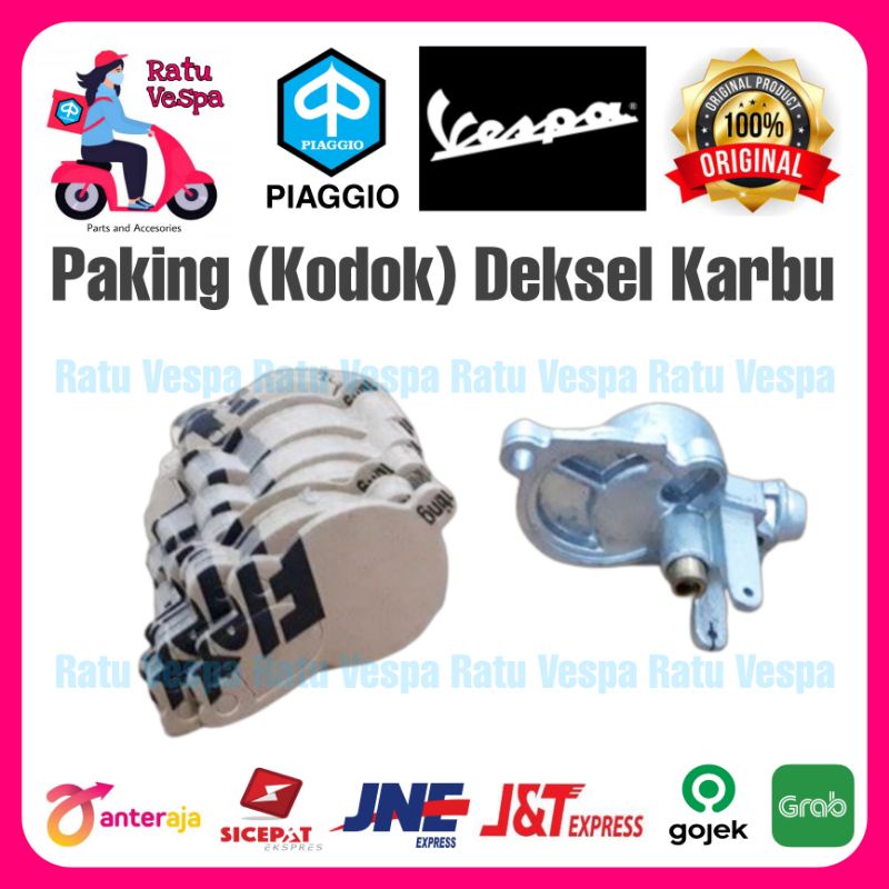 Paking Kodok deksel Karburator Vespa Super,Sprint,PX,PS,Spartan,Excel