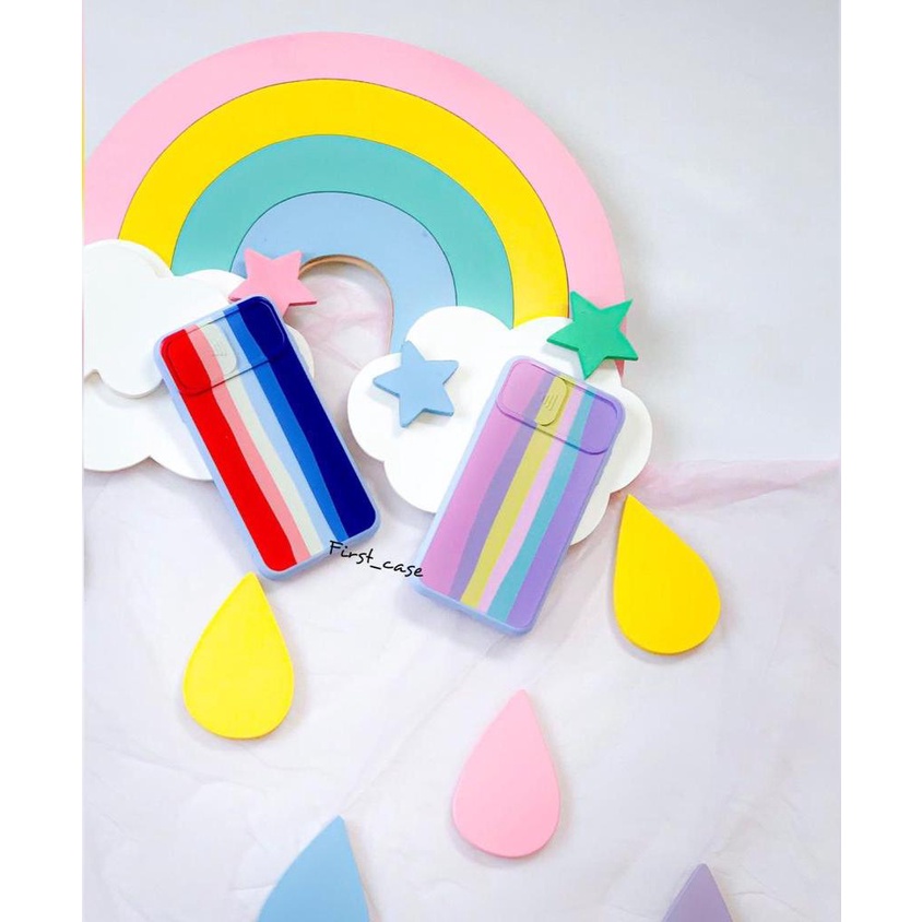 Case Window Pelangi Warna Warni for Oppo A1K A54 A74 A15 A15s A33 2020 A53 A3s A5s A7 A12 A11k F11 P