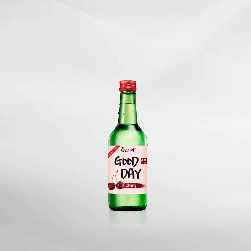 Soju Good Day Cherry 360 ml ( Original &amp; Resmi By Vinyard )