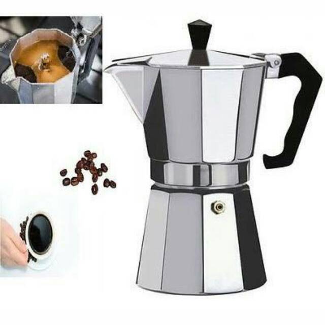 MOKA POT TEKO STOVETOP FILTER - 2 6 9 12 CUP (COFFEE MAKER)