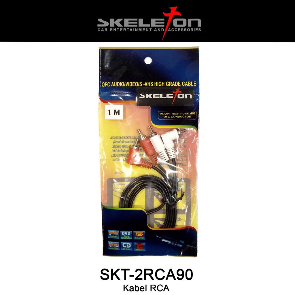 Kabel RCA Skeleton SKT-2RCA90