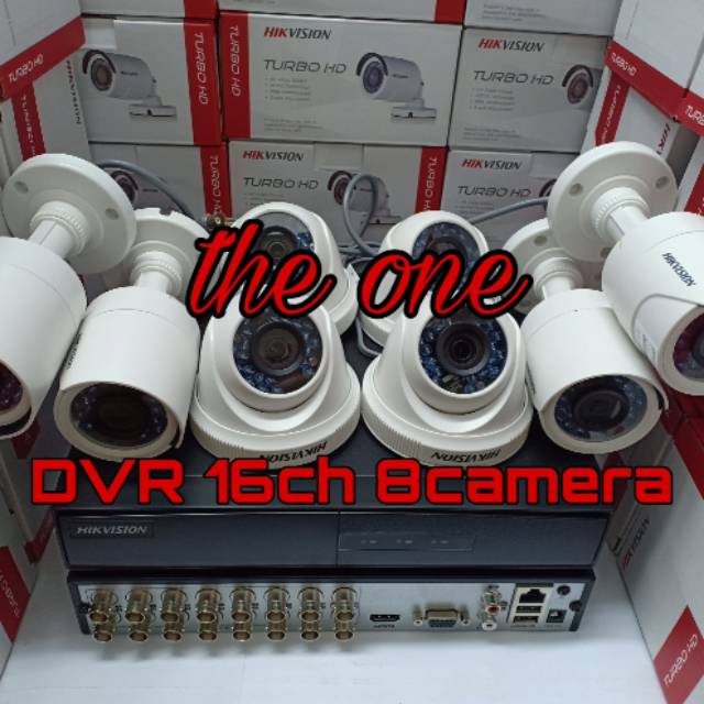 Kemampuan Keamanan 16 Channel Dengan Paket CCTV