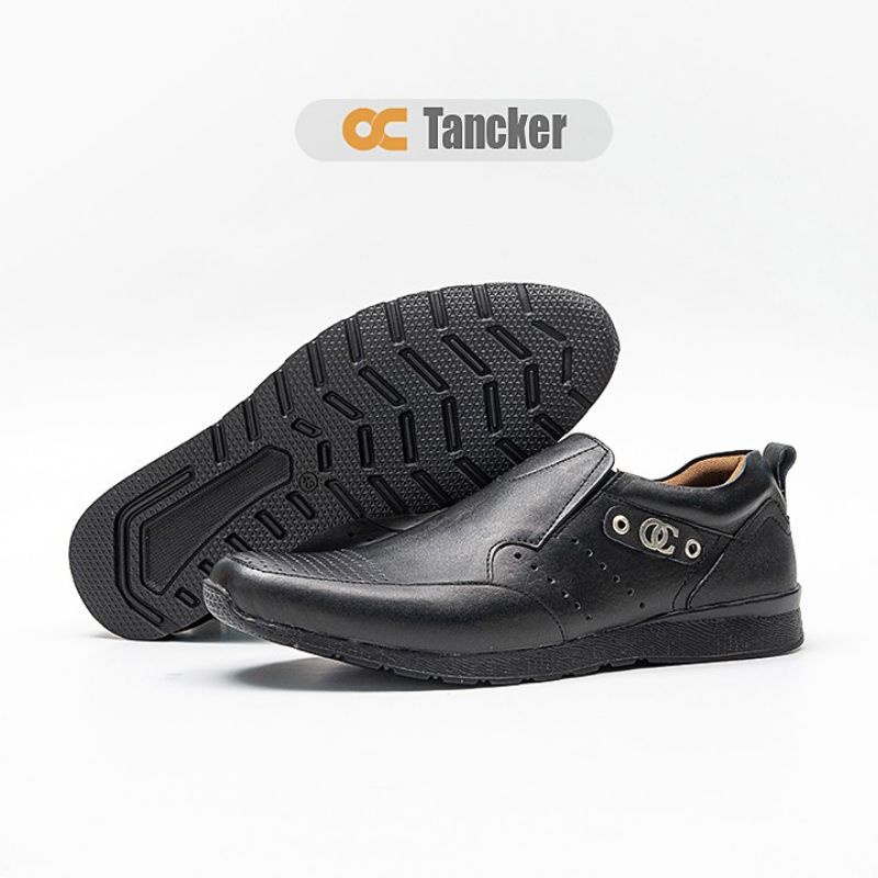 OC-TANCKER SEPATU SNEAKERS KULIT ASLI