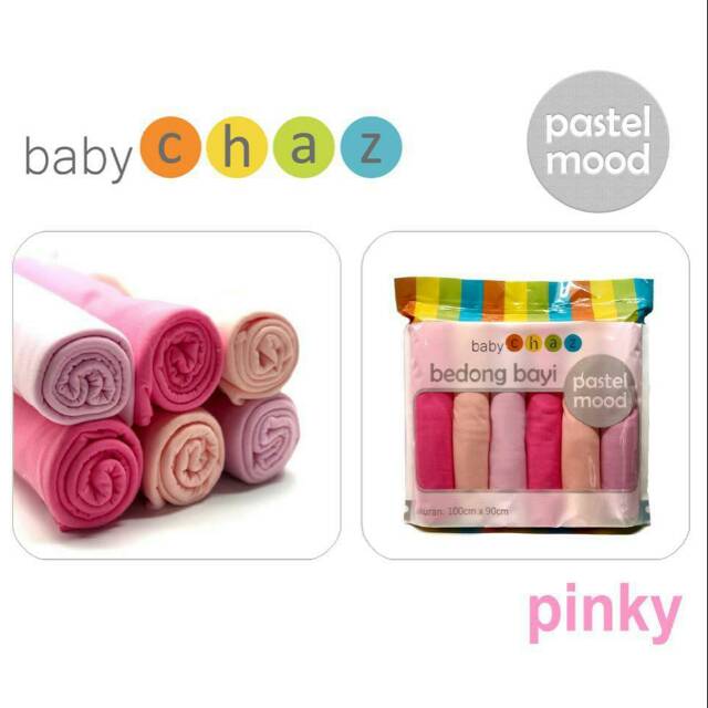 Bedong Baby Chaz Isi 6 Pastel Mood