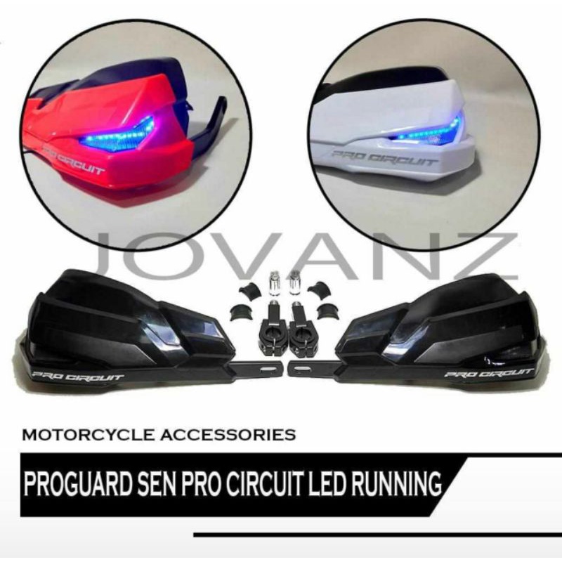 proguard stang cover set LED runing pro curtuit universal semua motor nmax PCX aerox Vixion ninja RX-King Vario Scoopy Mio soul Nuvo dll