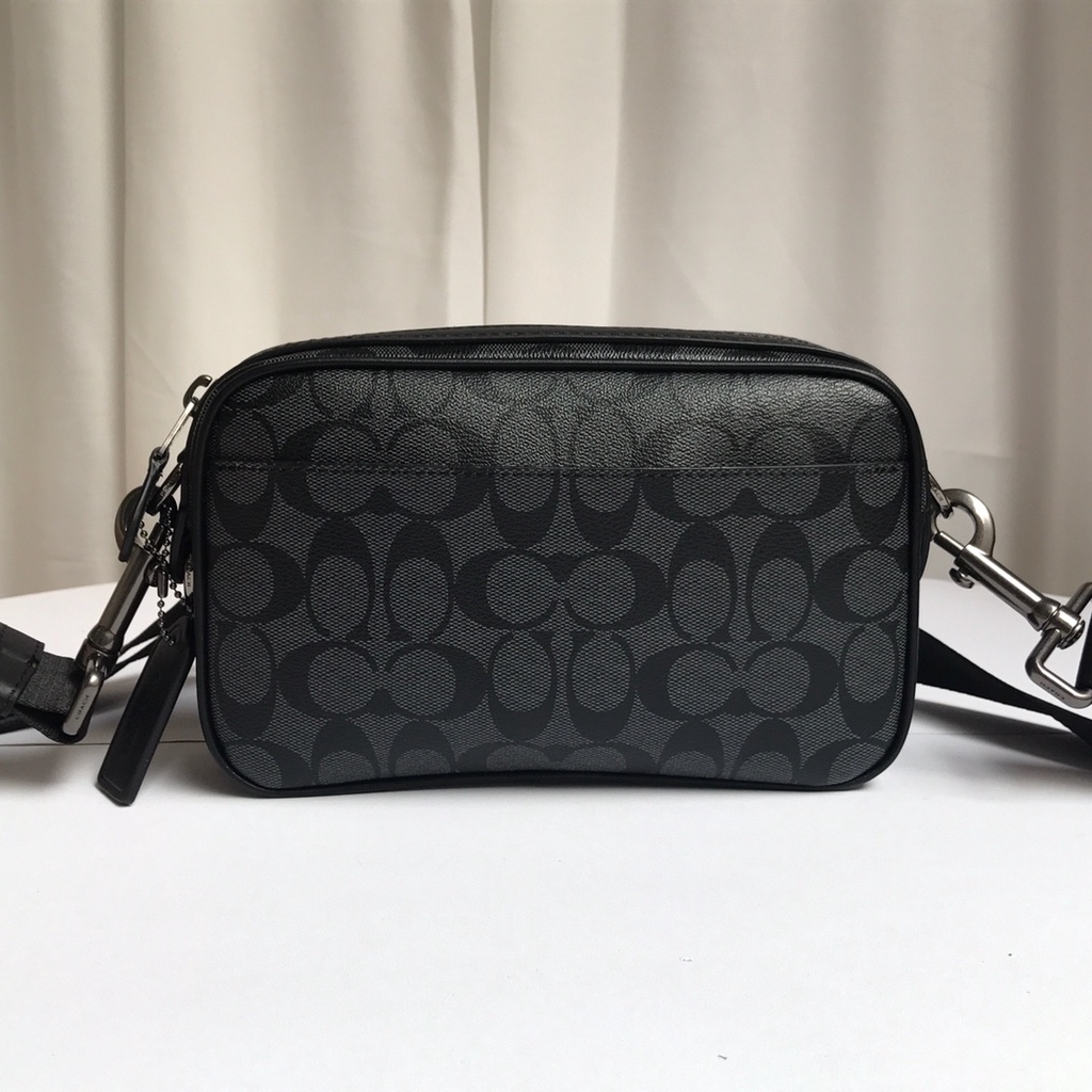 coach 72923 men's shoulder bag messenger bag small square bag camera bag   xjb