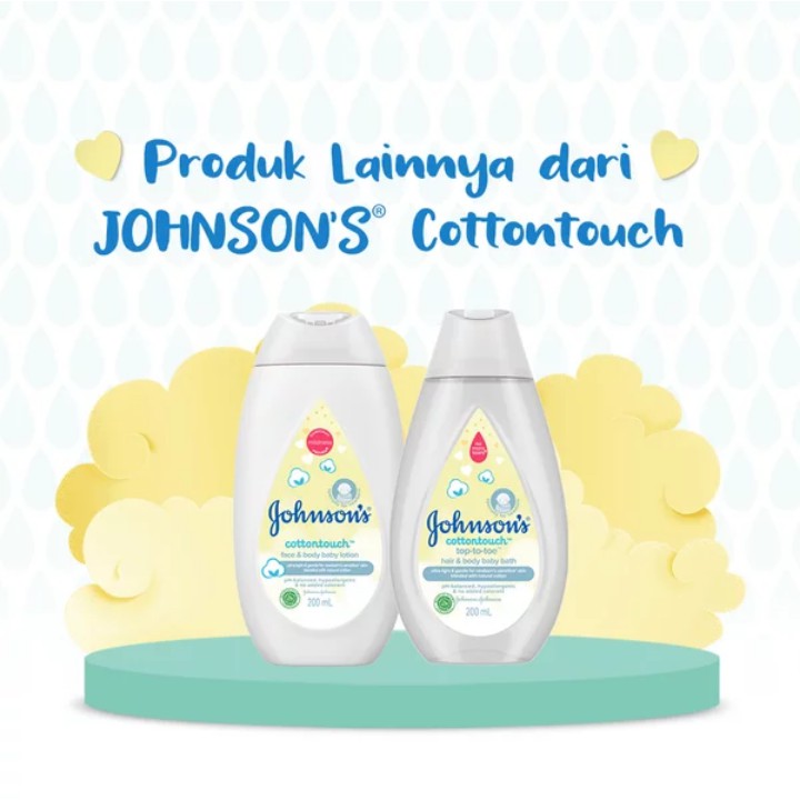 200ml  JOHNSON'S COTTON TOUCH FACE &amp; BODY BABY LOTION Johnson Johnsons Wajah &amp; Kulit Sensitif Bayi 200 ml