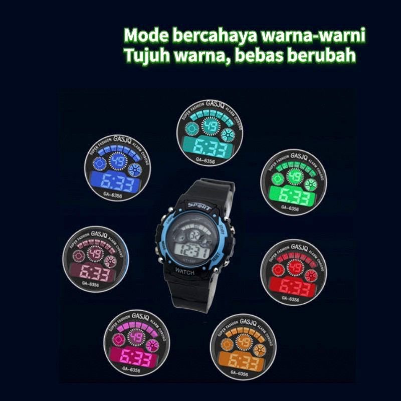 Medan Termurah Best seller Berlampu Jam Tangan Sport Anak jam digital