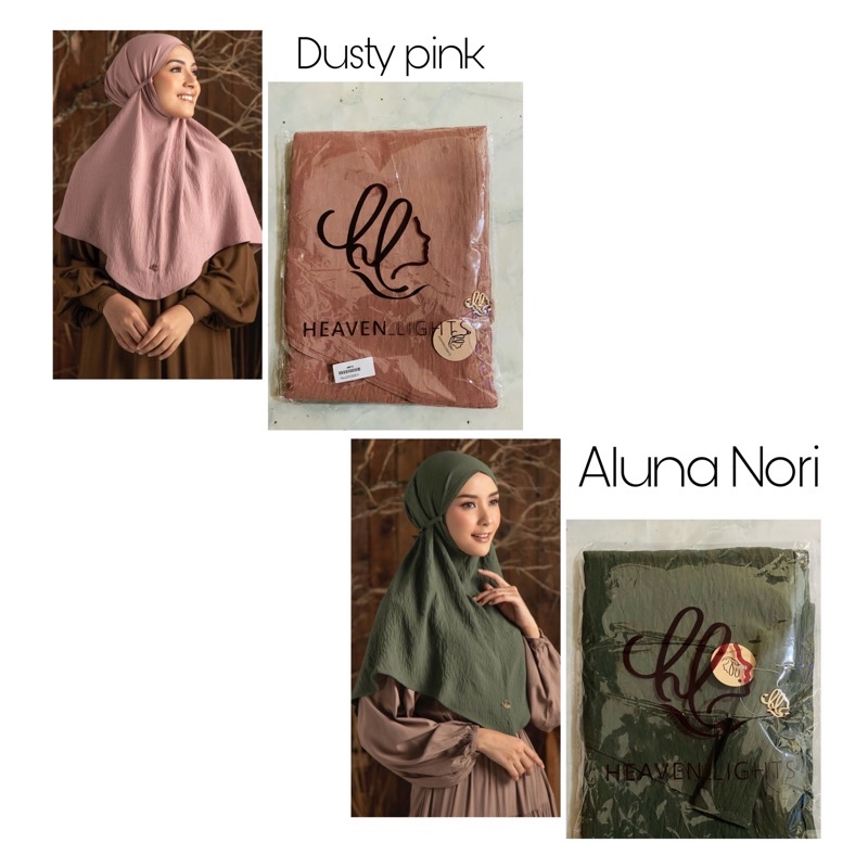ALUNA BERGO ARMY HEAVEN LIGHTS HL HEAVENLIGHTS BLACK NAVY NORI DUSTY PINK SCARLET HONEY MOCCA