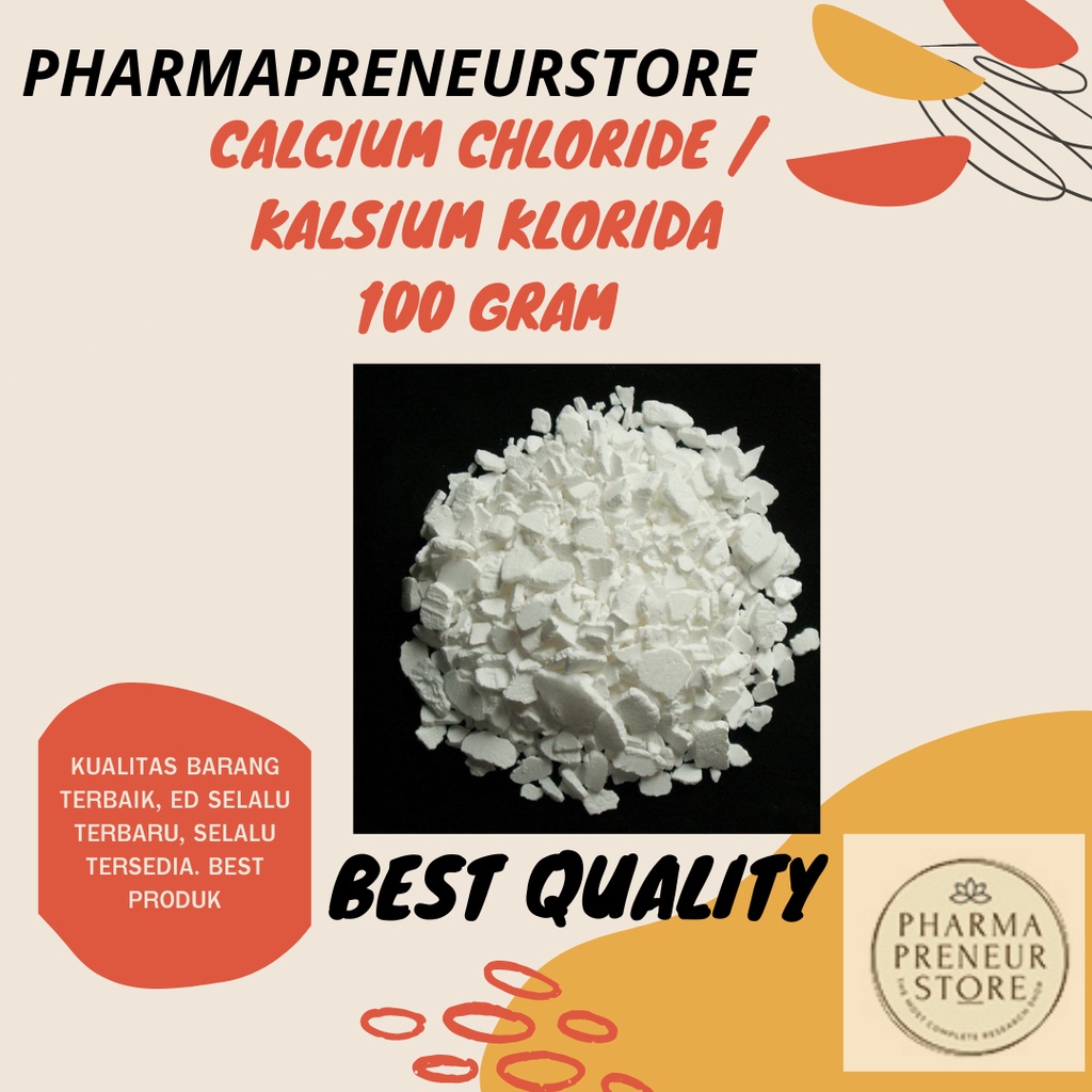 Calcium Chloride / Kalsium Klorida 100 gram Best Quality