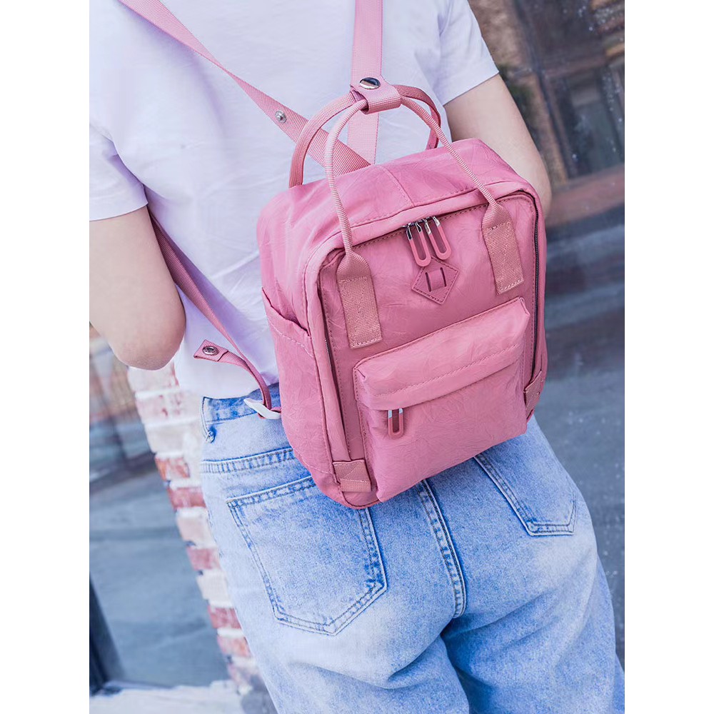 Tas Ransel Wanita Import Basic Color 3514 / Backpack Wanita Model Kanken Bahan Kipling