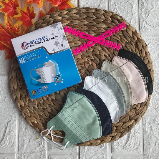 MASKER DUCKBILL JSP ISI 25PCS / MASKER DUCKBILL WARNA / MASKER DUCKBILL 25