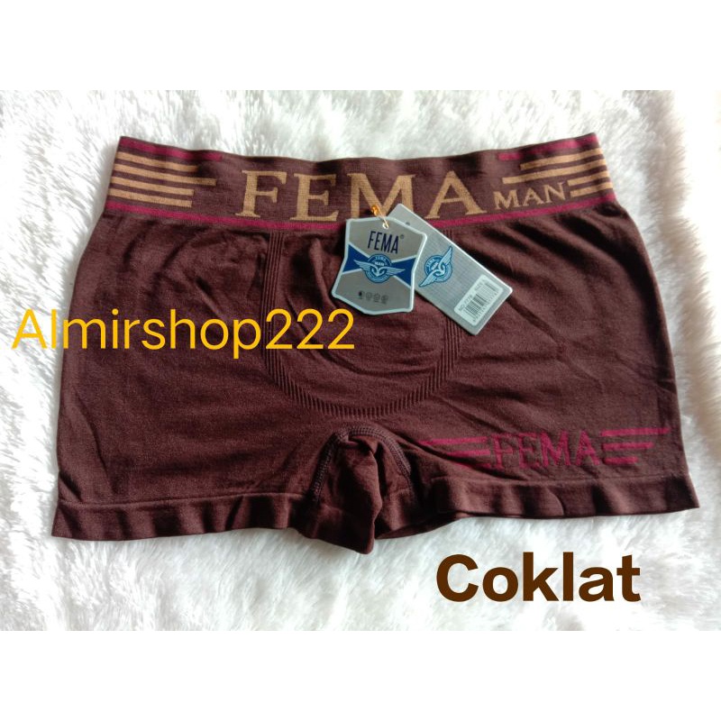 Boxer Cowok Fema Rajut Premium/Celana Dalam BOXER RAJUT PRIA Import SUPER SOFT