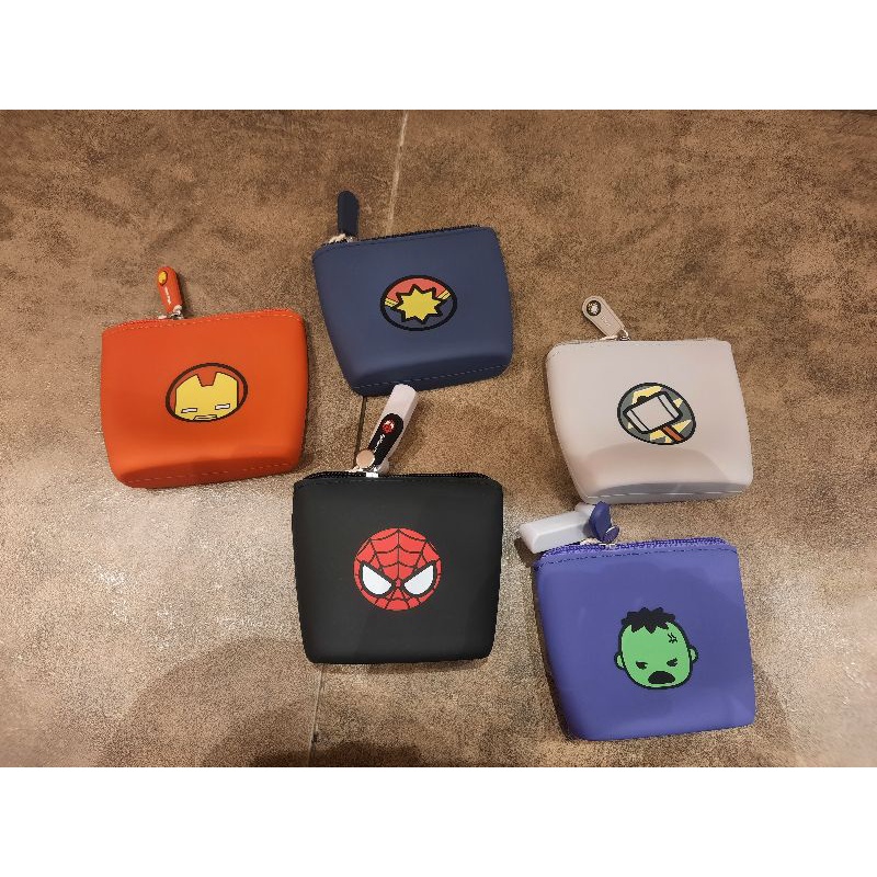 miniso x marvel dompet koin