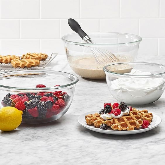 Mangkok Kaca - Mixing Bowl Mangkuk Adonan Kaca