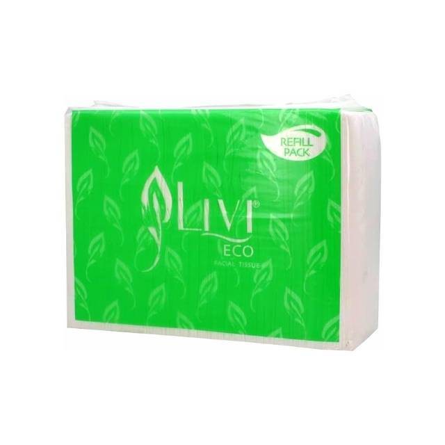 RC TISSUE LIVI / SEE U FACIAL- TISSUE ISI 600 SHEETS 2 PLY- TISU LIVI MURAH REFILL PACK