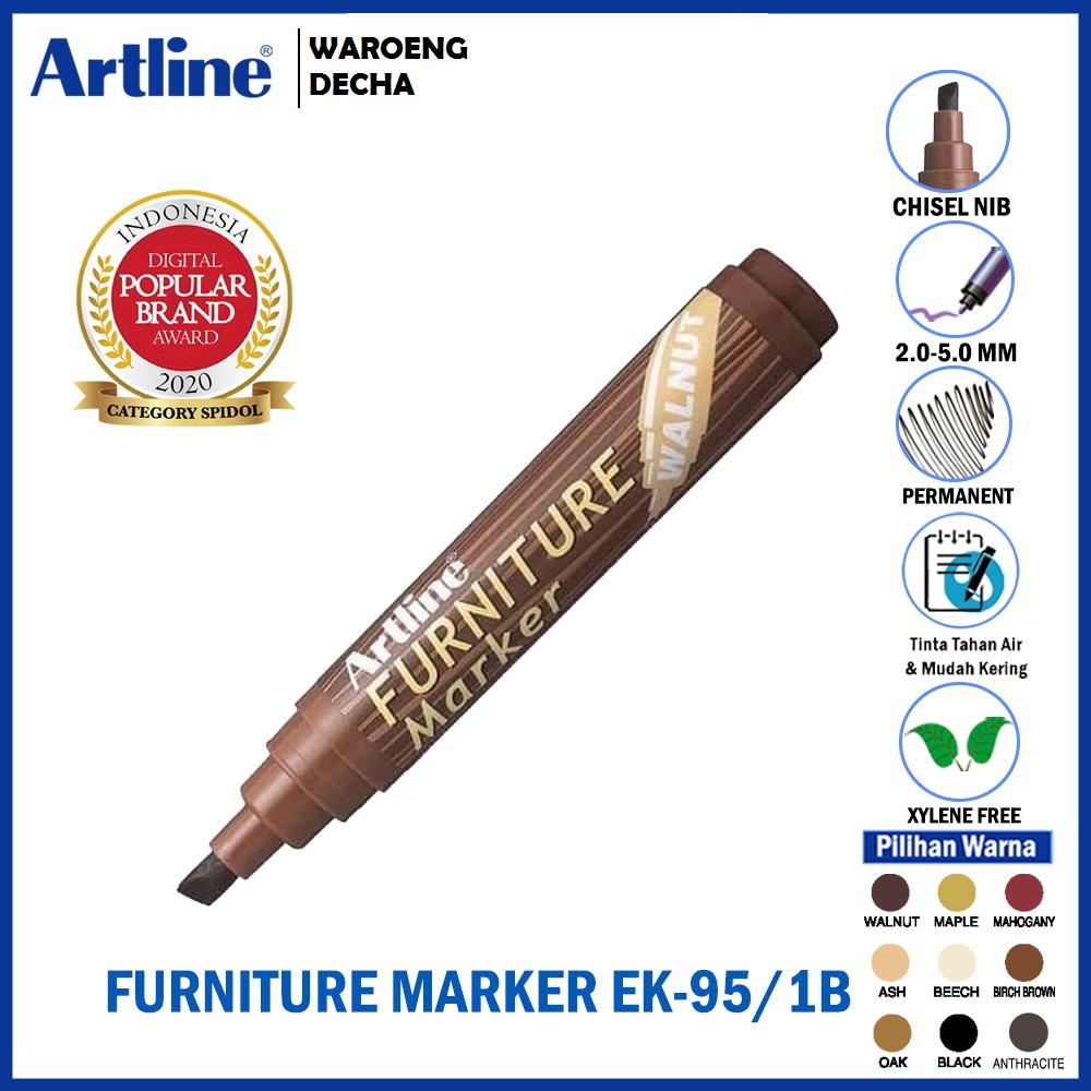 

Spidol Artline 95 Furniture Marker, 1 Pc Bliste EK-95/1B