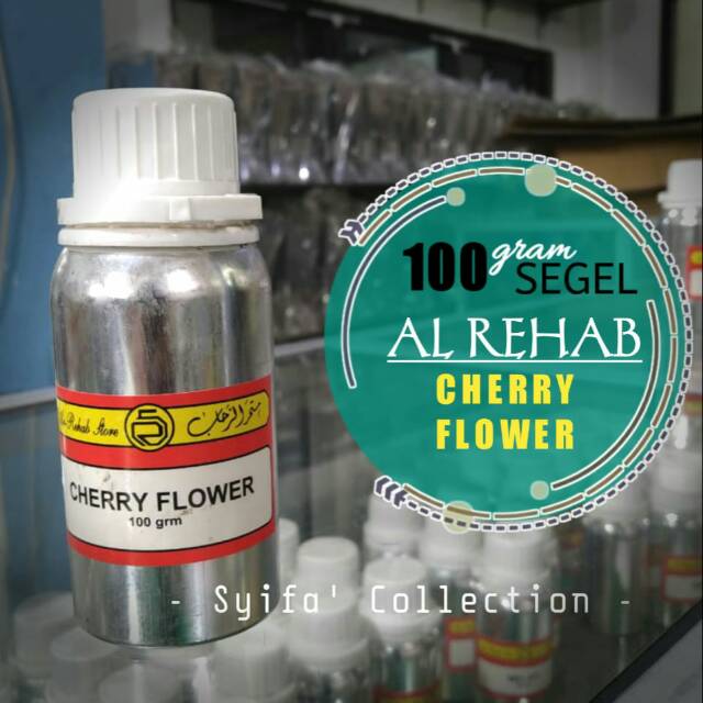 Bibit Parfum Minyak Wangi SEGEL 100ml Al Rehab Aroma Cherry Flower