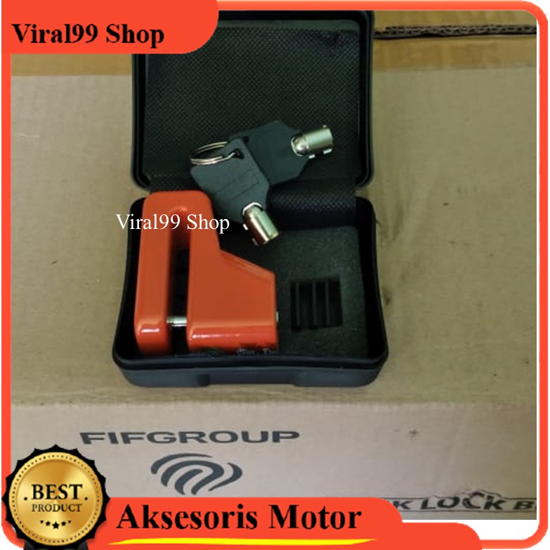 Gembok Cakram Kunci Disc Motor Original Astra Vario Beat PCX Nmax DLL-3