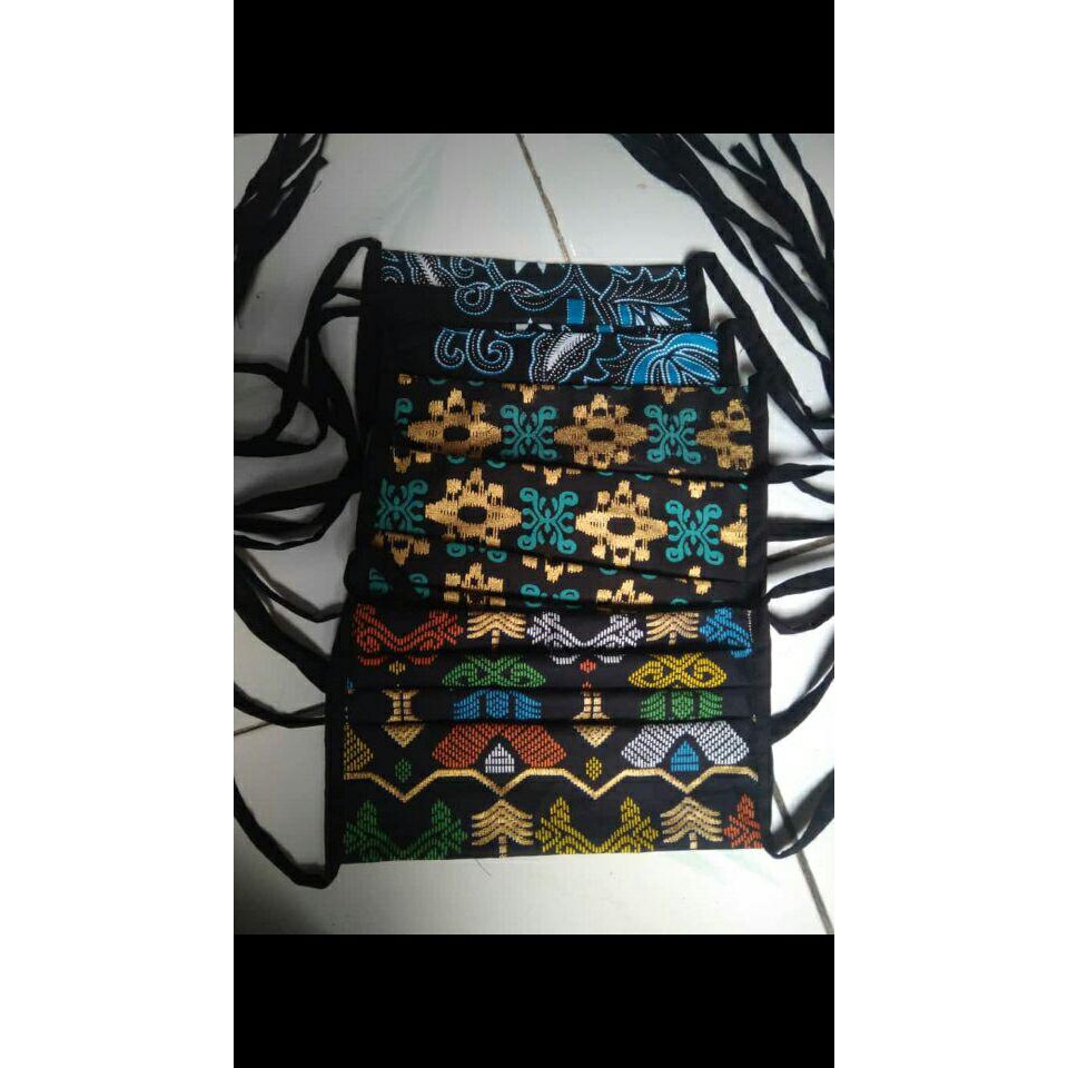 MASKER BATIK PELINDUNG WAJAH DARI DEBU