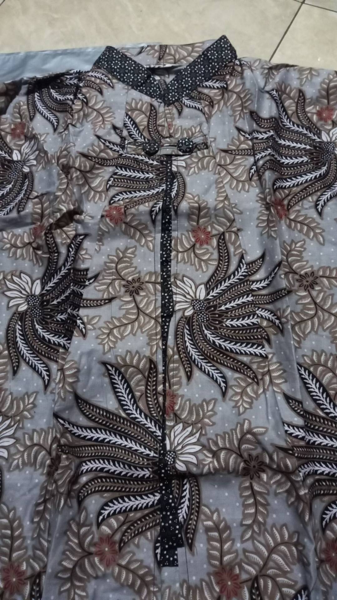 Maura Couple - Sania Ruffle Batik Couple Ori Ndoro Jowi Garansi Termurah Shopee - Batik Modern Solo