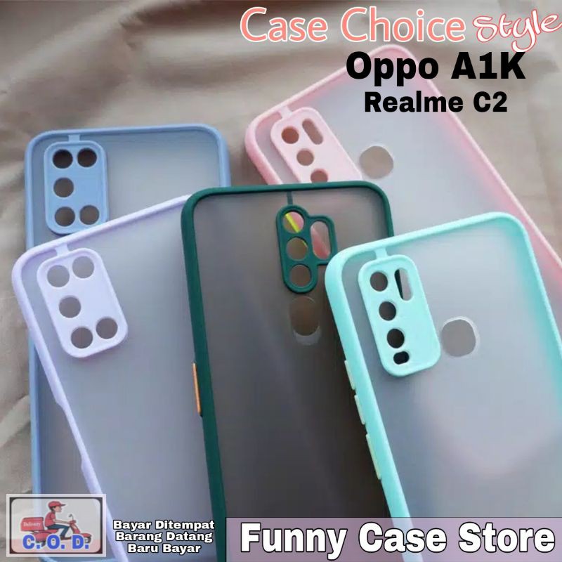 Case Oppo A1k / Realme C2Choice Lens Cover Style