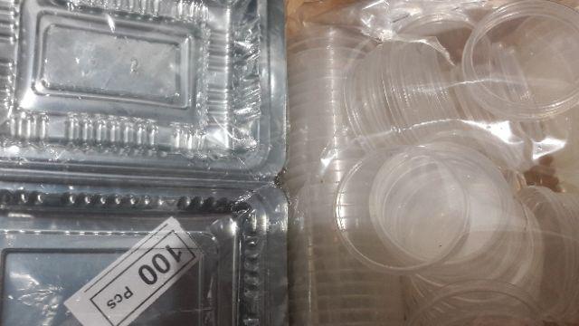 Mika Dx 5 100 Pcs Mika Plastik Tray Kue Makanan Siomay