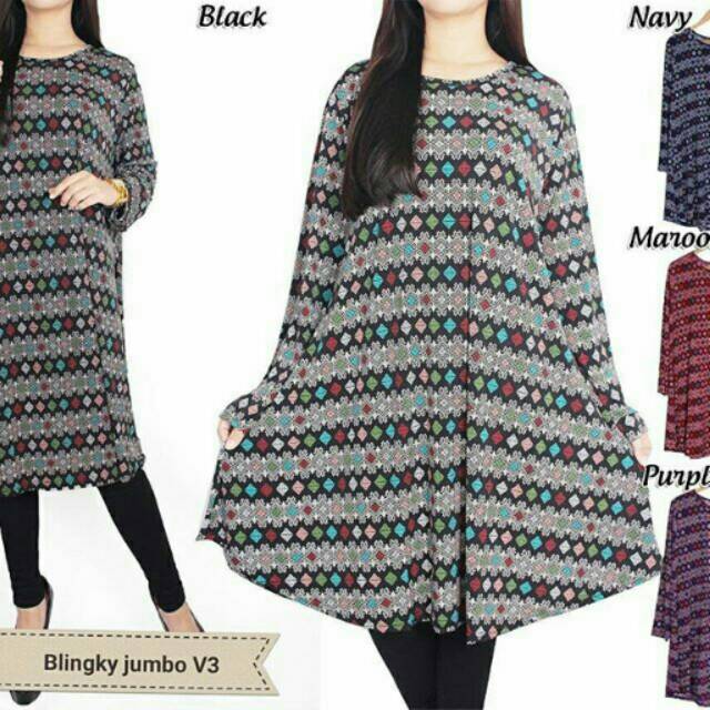 TUNIK BLINGKY JUMBO V3-663