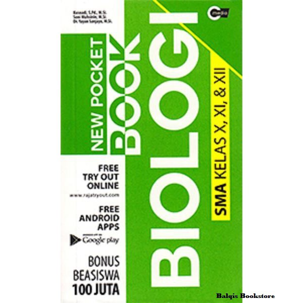 

NEW POCKET BOOK BIOLOGI SMA KELAS X, XI, & XII