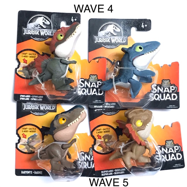 1 Set Jurassic World Snap Squad Wave 4 dan Wave 5