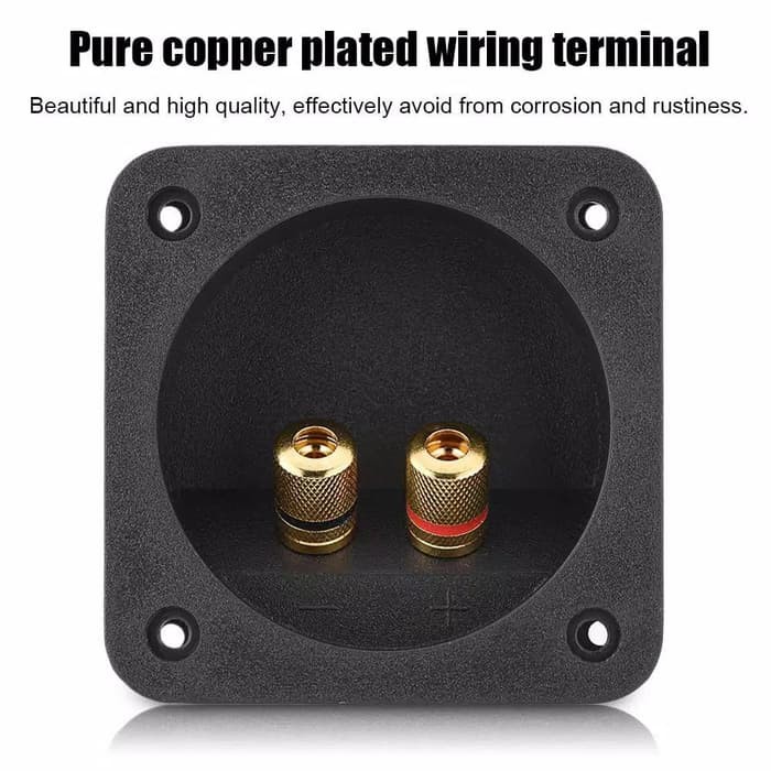 Gold Plated Acoustic Speaker Cable Terminal. Terminal Box