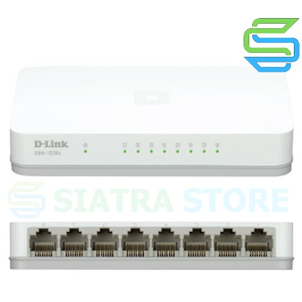 D-LINK DGS-1008A 8-Port Gigabit Desktop Switch