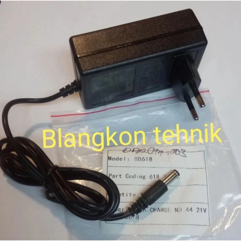 CHARGER CASAN BOR BATTERY DOLIZ BD 618 DOLIZ BD618 ORIGINAL 21V