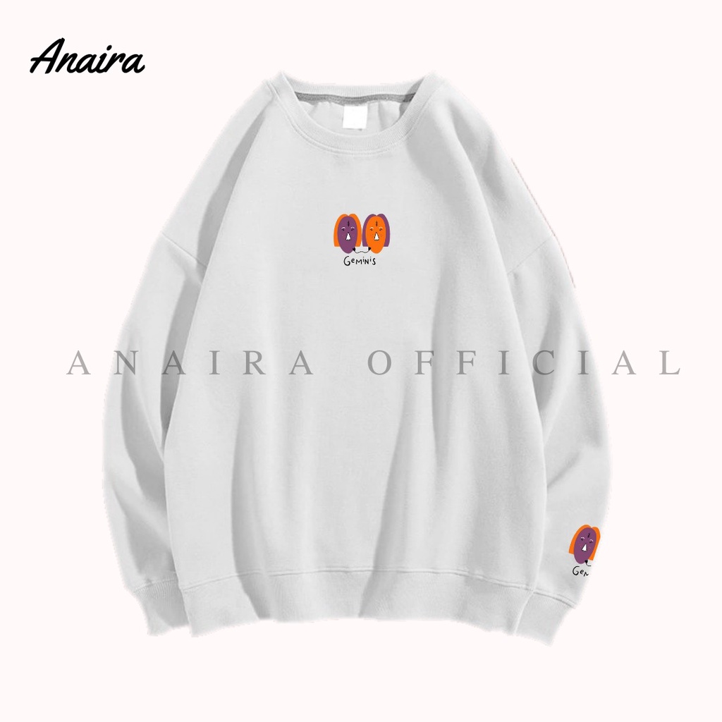 GEMINIS SWEATER CREWNECK ANAIRAOFFICIAL