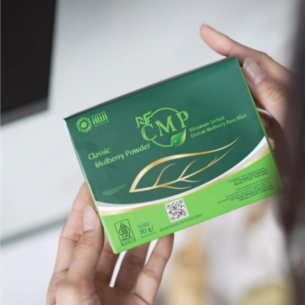 CMP HWI | CMP Classic Mulberry Powder rasa Mint ASLI HWI 1 Box isi 30 Sachets