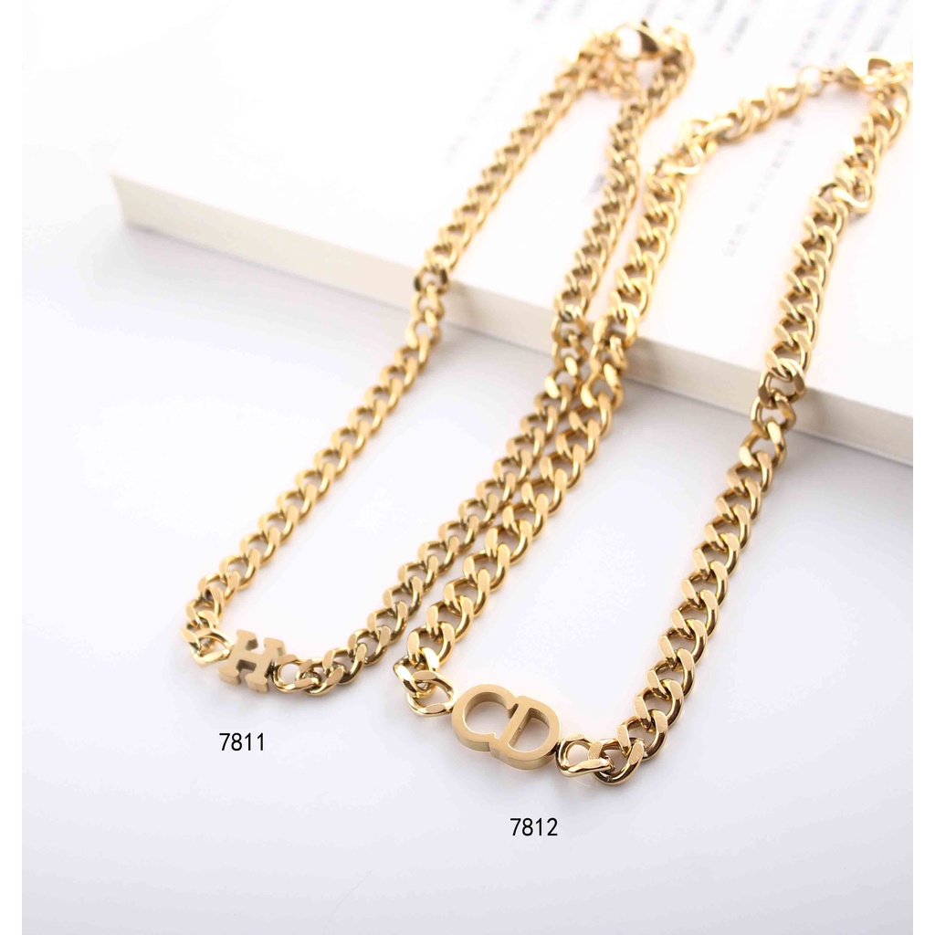 Kalung Titanium Perhiasan Fashion 7811/7812/7813/8435