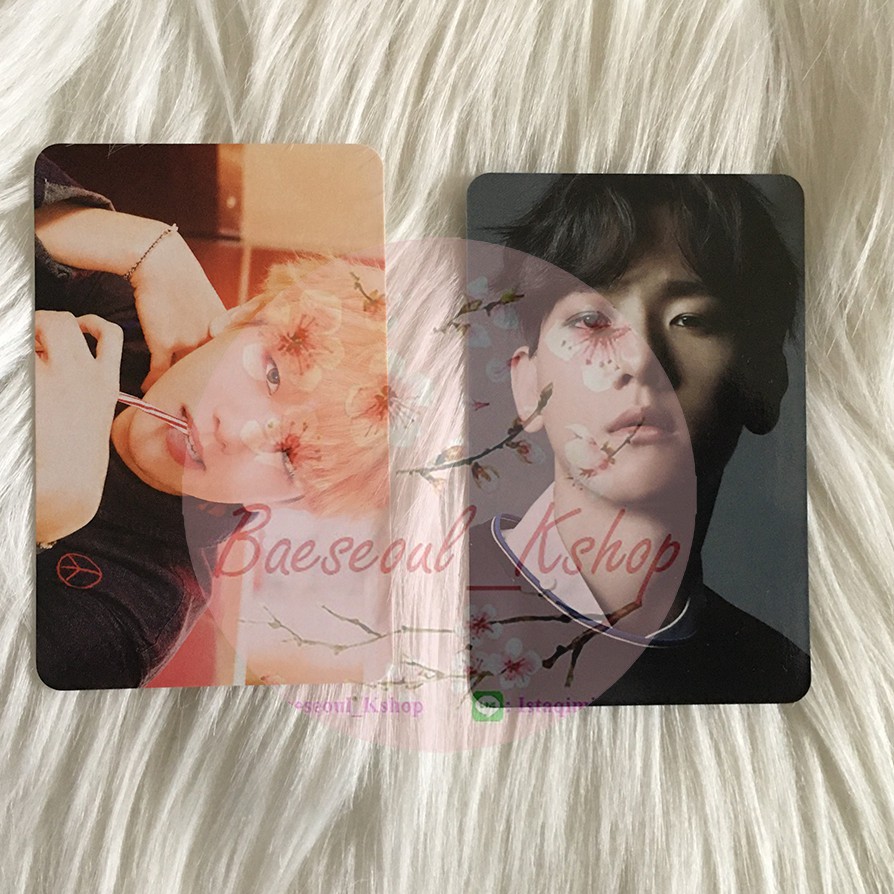 PHOTOCARD BAEKHYUN EXO LOVE ME RIGHT COUNTDOWN JAPAN OFFICIAL