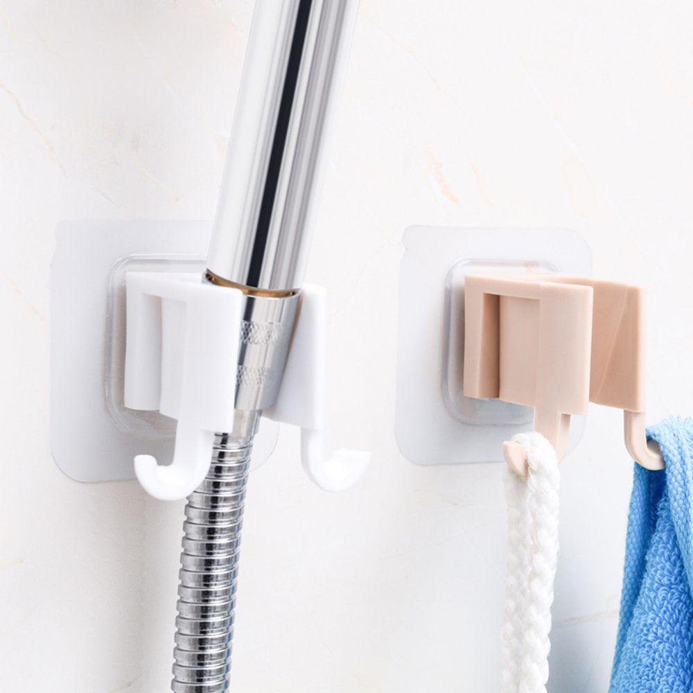 Populer Sticky Hook Kenyamanan Perlengkapan Kamar Mandi Shower Head Holder Bathroom Shower Bracket