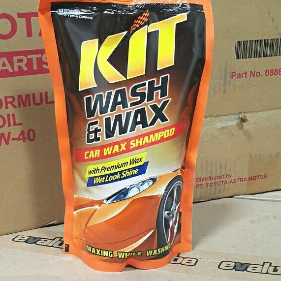 ✧ SABUN CUCI MOBIL KIT WASH & WAX / WASH WAX PREMIUM WAX 800 ML ♀