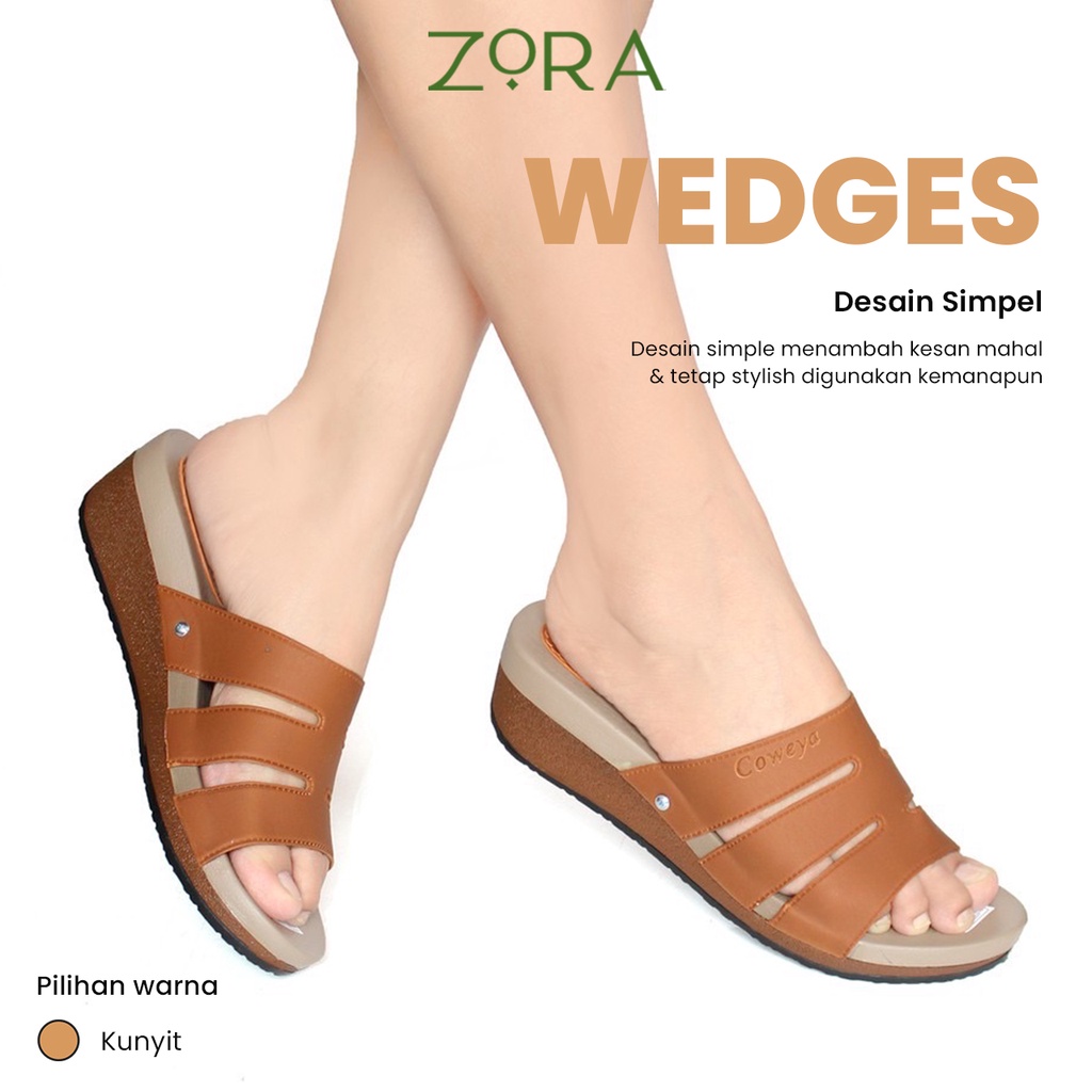 Sandal Wanita Zora Wedges Wanita DANIA Terbaru 2022