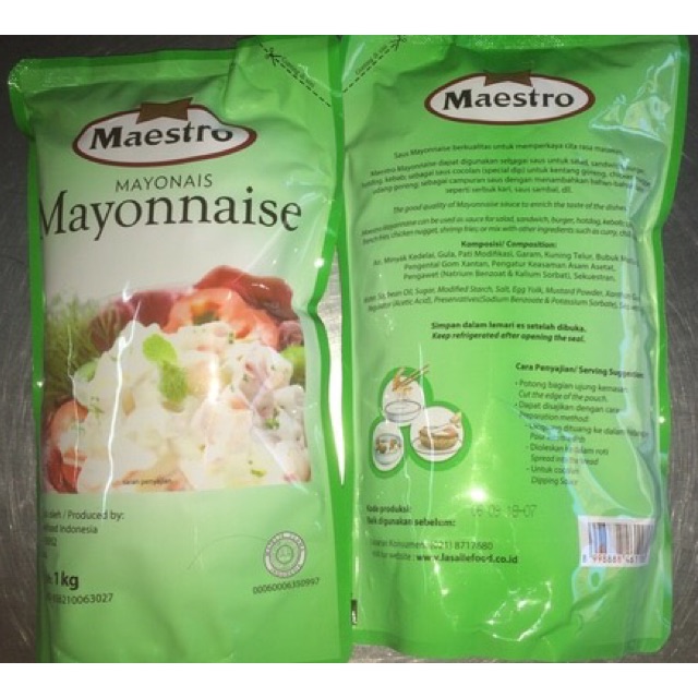 

Maestro mayonnaise 1 kg